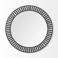 MERCANA CLAIBORNE 42" BLACK METAL MIRROR 68673