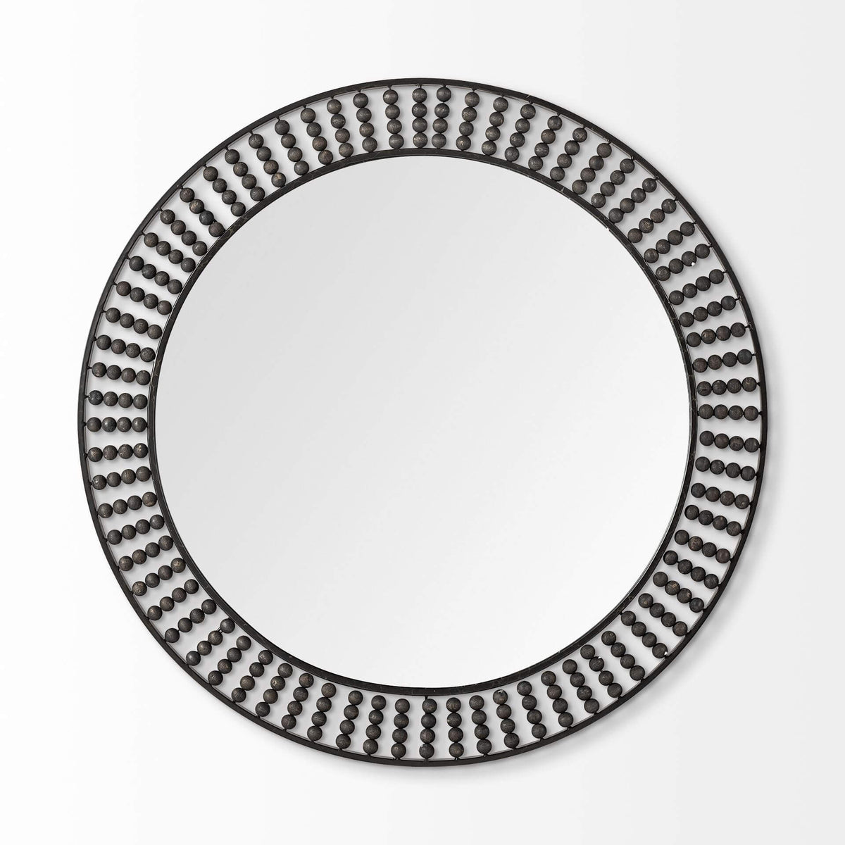 MERCANA CLAIBORNE 42" BLACK METAL MIRROR 68673