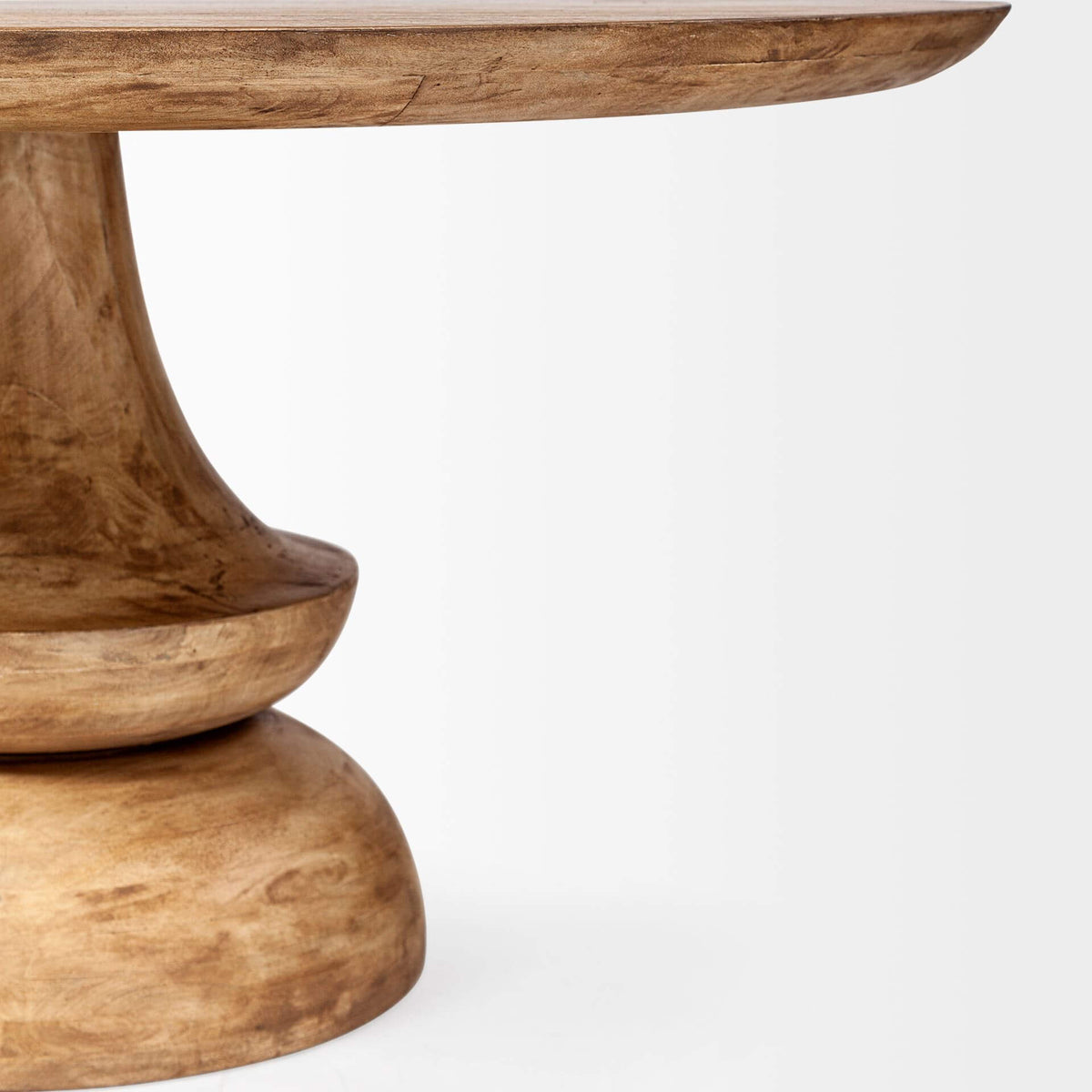 MERCANA CROSSMAN 60" ROUND BLONDE WOOD DINING TABLE 68518-AB