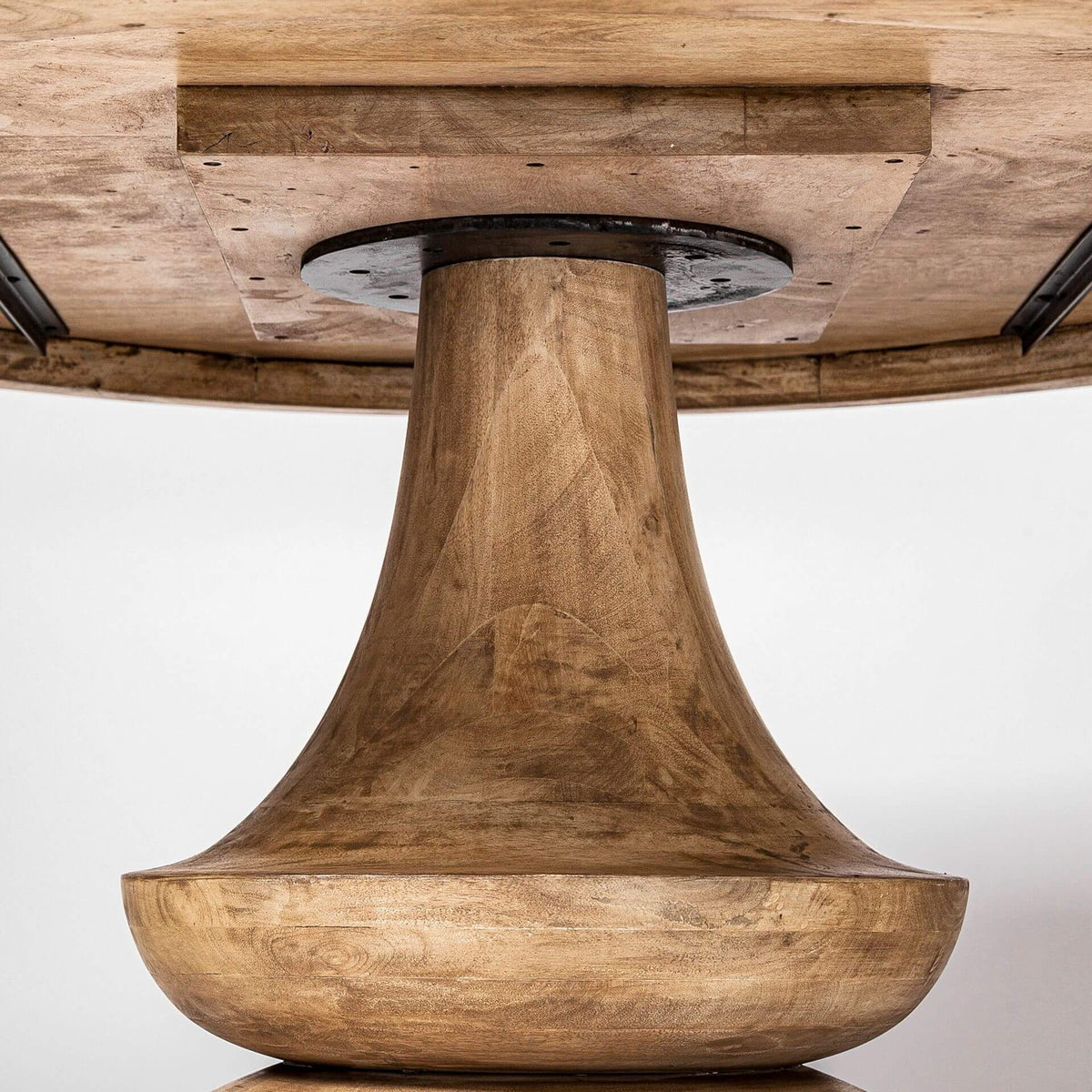 MERCANA CROSSMAN 60" ROUND BLONDE WOOD DINING TABLE 68518-AB
