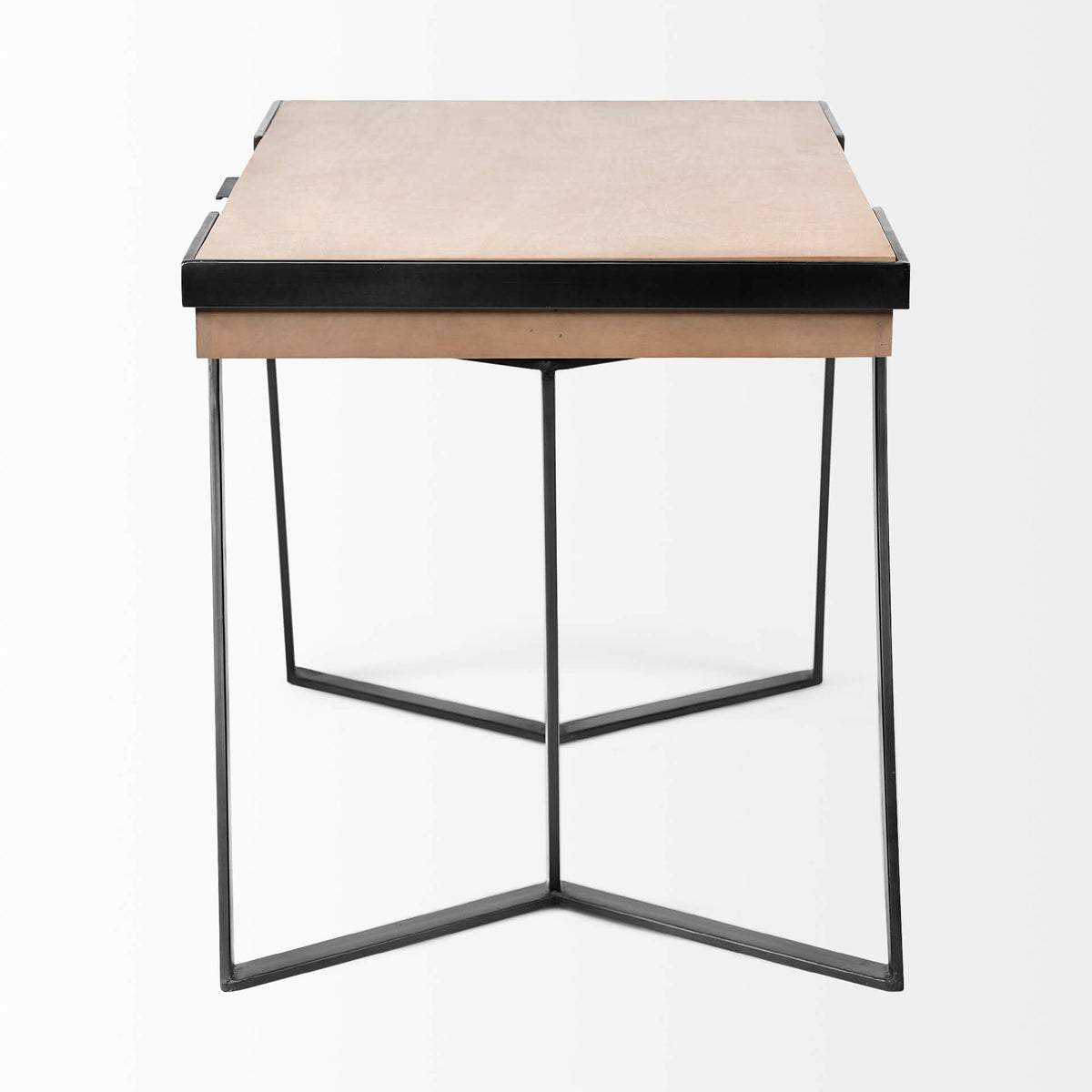 MERCANA STEINBECK LIGHT BROWN WOOD OFFICE DESK 68488