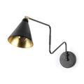 MERCANA COBALT BLACK METAL WALL SCONCE 68775