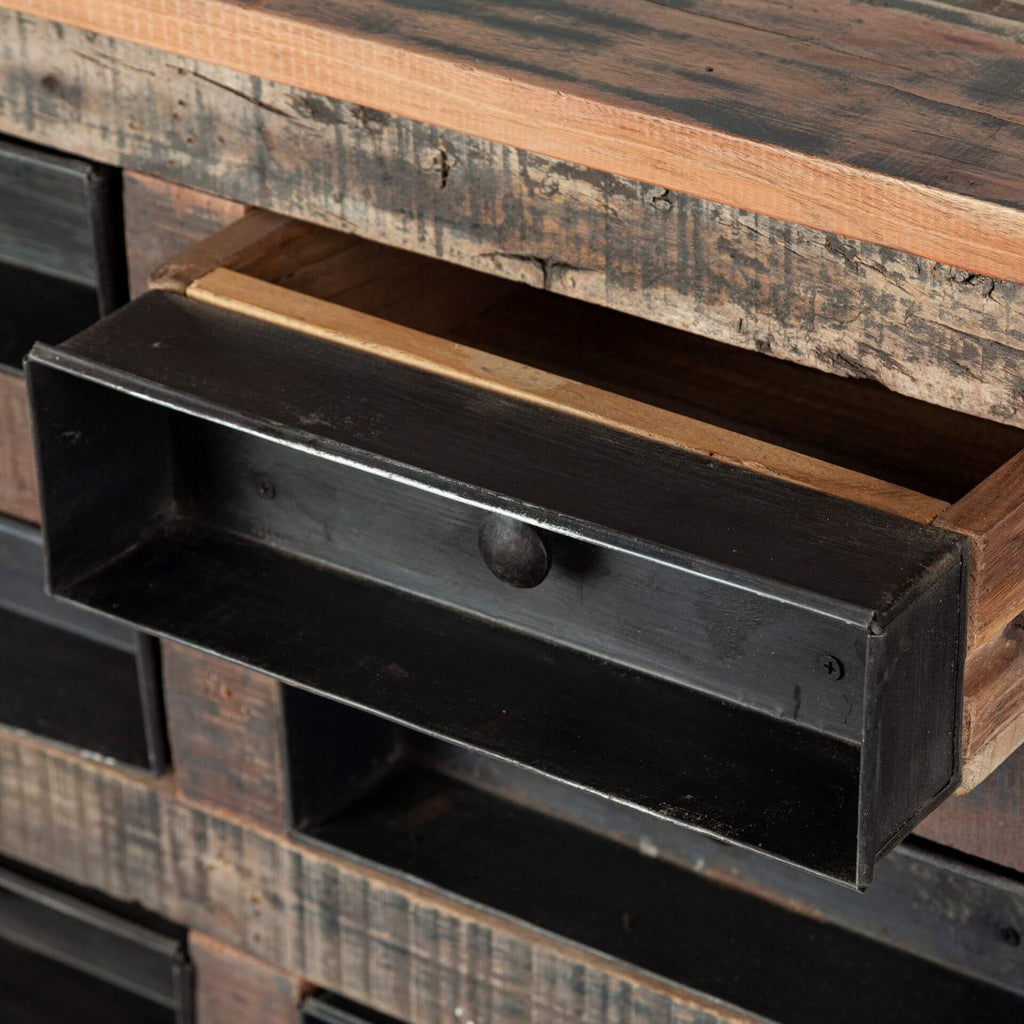 MERCANA WILTON RECLAIMED WOOD 16 DRAWER SIDEBOARD 67738
