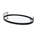 MERCANA ANSEL MIRRORED BOTTOM OVAL TRAY 68984