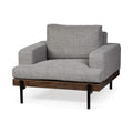 MERCANA COLBURNE GRAY FABRIC ACCENT CHAIR 68757