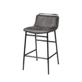 MERCANA KAVALAN COUNTER STOOL EBONY LEATHER 68765