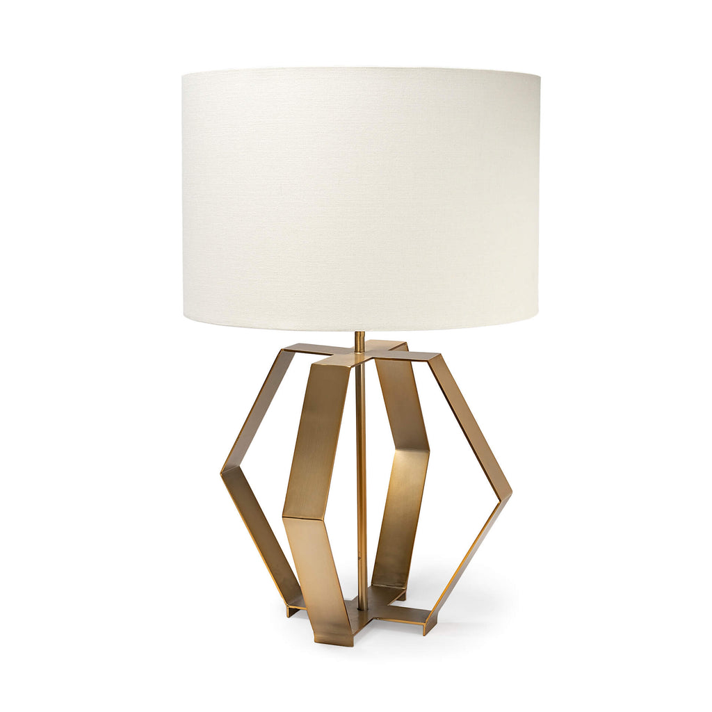 MERCANA EDWARDS GOLD METAL TABLE LAMP 68966
