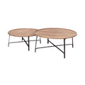 MERCANA HELIOS ROUND NESTING COFFEE TABLES 69012