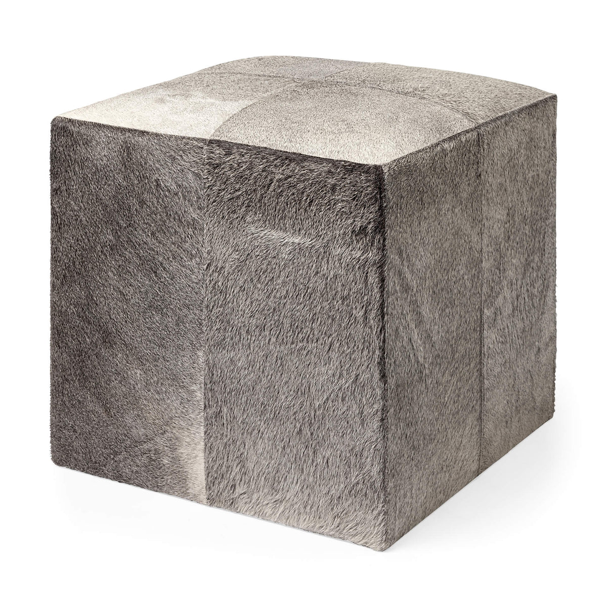 MERCANA ZAHAVI COWHIDE SQUARE OTTOMAN 69055