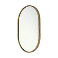 MERCANA SYLVIA OVAL GOLD METAL MIRROR 68733