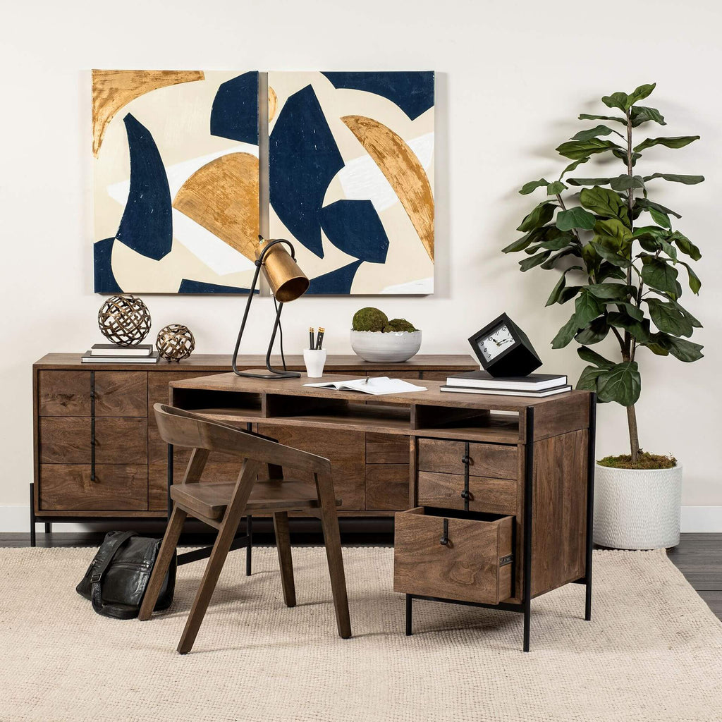 MERCANA GLENN DARK WOOD 2 DOOR SIDEBOARD 69020