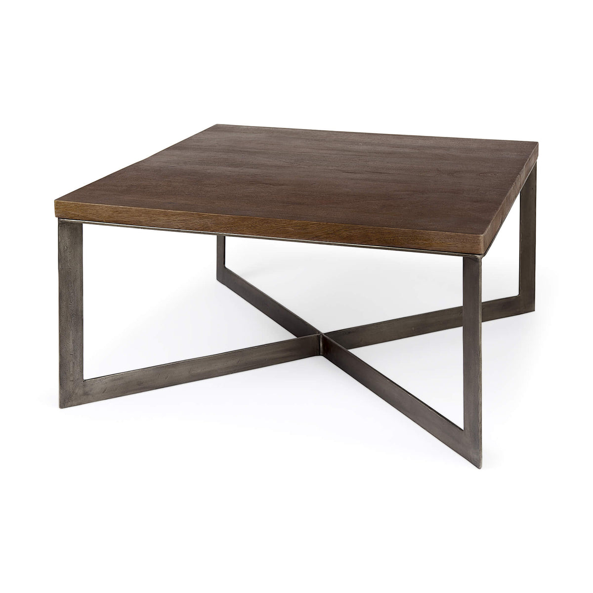 MERCANA FAYE ANTIQUE NICKEL COFFEE TABLE 69181