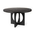MERCANA LIESL BLACK WOOD CIRCULAR DINING TABLE 69185