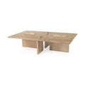 MERCANA AIDA LIGHT BROWN WOOD COFFEE TABLE 69186