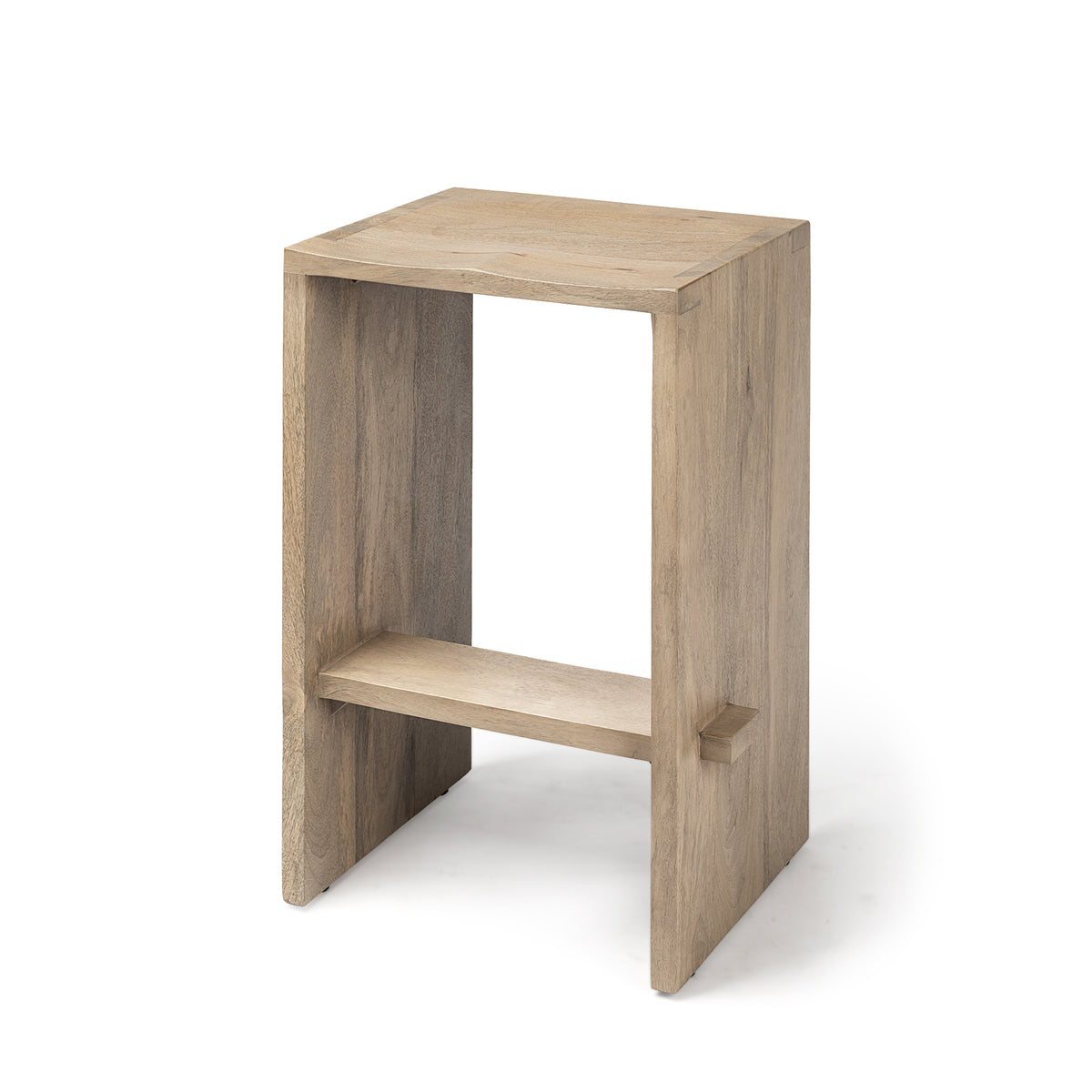 MERCANA AIDA LIGHT BROWN WOOD COUNTER STOOL 69193