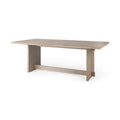 MERCANA AIDA LIGHT GRAY WOOD DINING TABLE 69199
