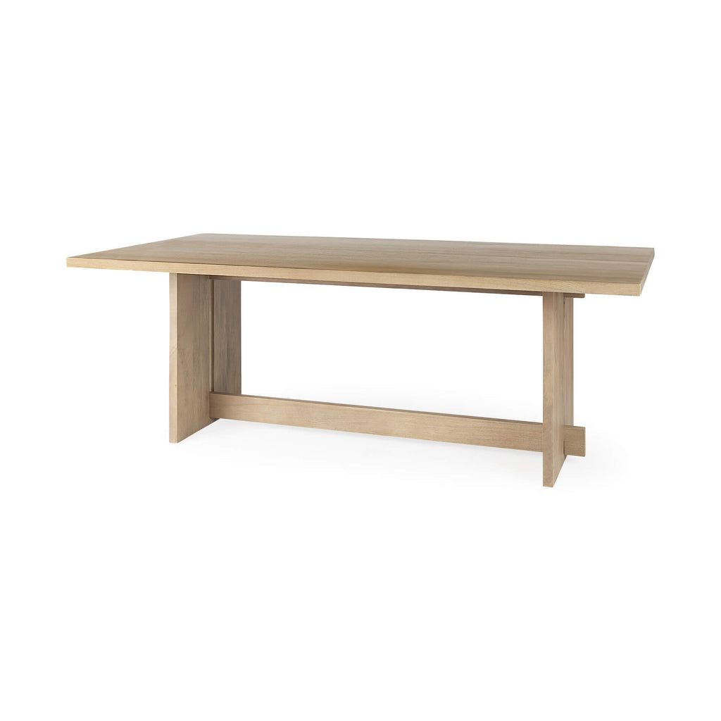 MERCANA AIDA LIGHT BROWN WOOD DINING TABLE 69200