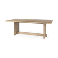 MERCANA AIDA LIGHT BROWN WOOD DINING TABLE 69200