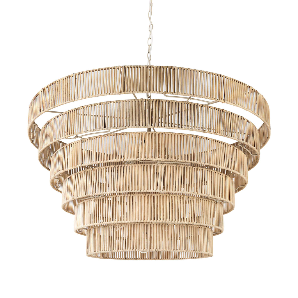 MERCANA MARIMBA NATURAL 6 TIER CHANDELIER 69240