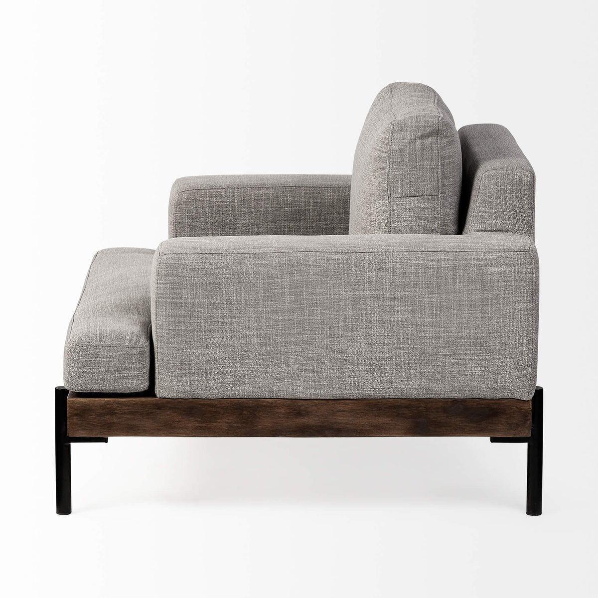 MERCANA COLBURNE GRAY FABRIC ACCENT CHAIR 68757