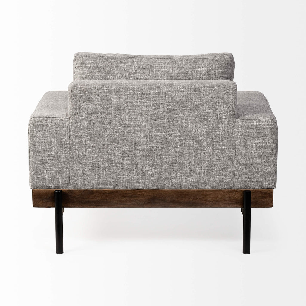 MERCANA COLBURNE GRAY FABRIC ACCENT CHAIR 68757