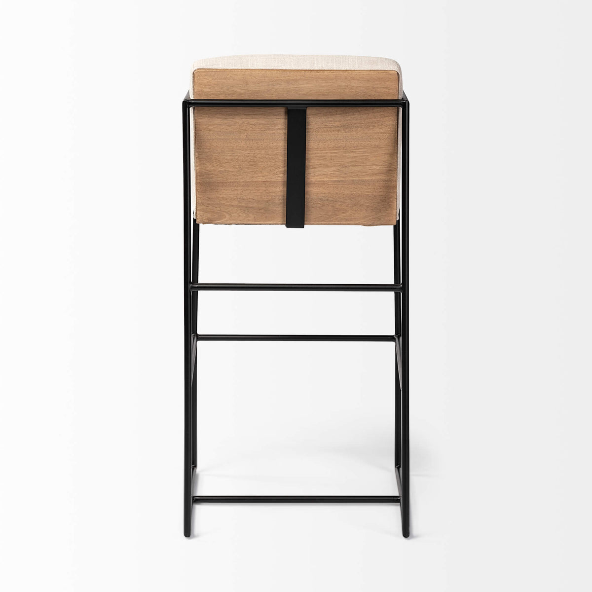 MERCANA STAMFORD LIGHT BEIGE FABRIC BAR STOOL 68762