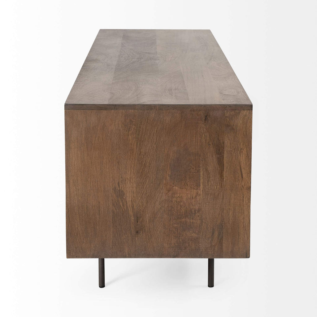 MERCANA GRACE TWO-TONED WOOD MEDIA CONSOLE 68845