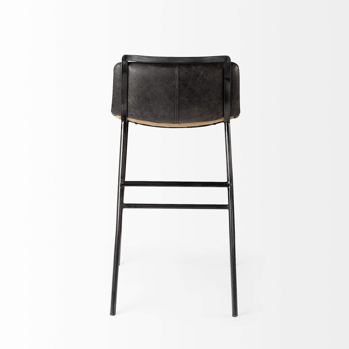 MERCANA KAVALAN COUNTER STOOL EBONY LEATHER 68765