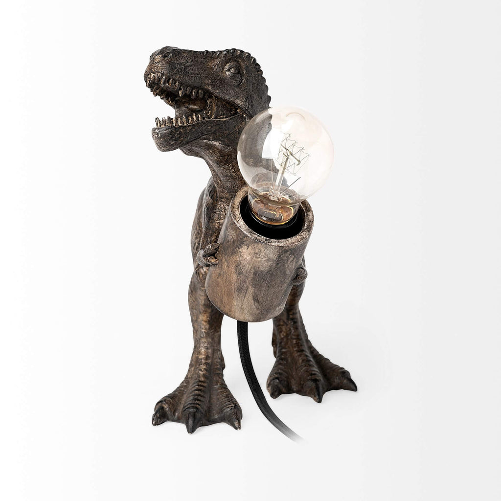 MERCANA RAPTOR RESIN TYRANNOSAURUS REX TABLE LAMP 68924
