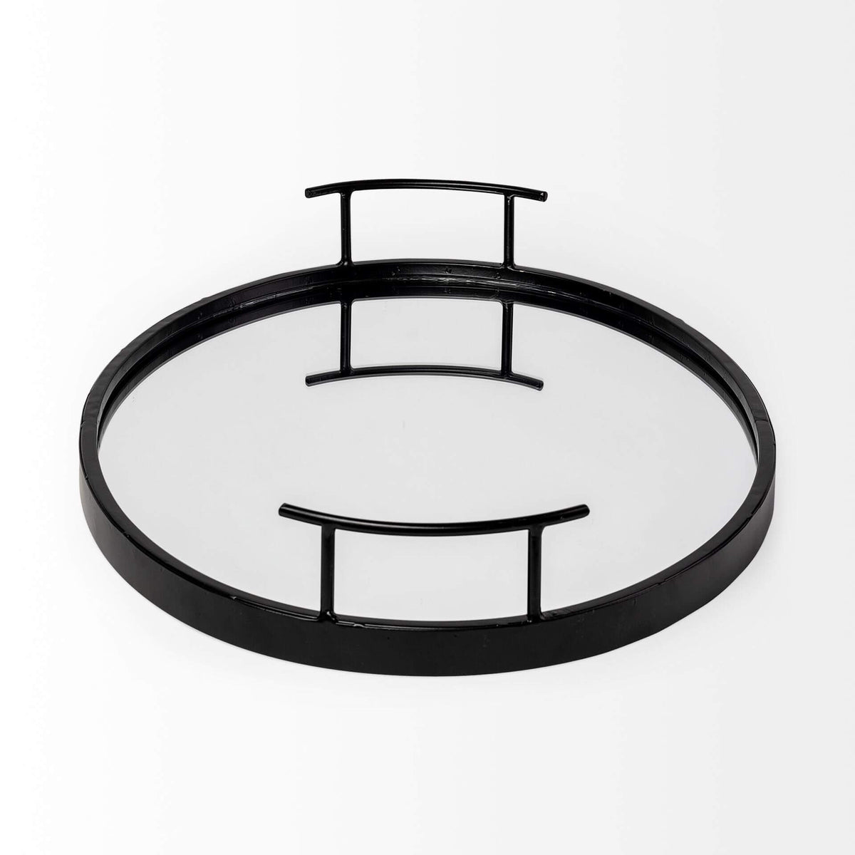 MERCANA ANSEL MIRRORED BOTTOM OVAL TRAY 68984
