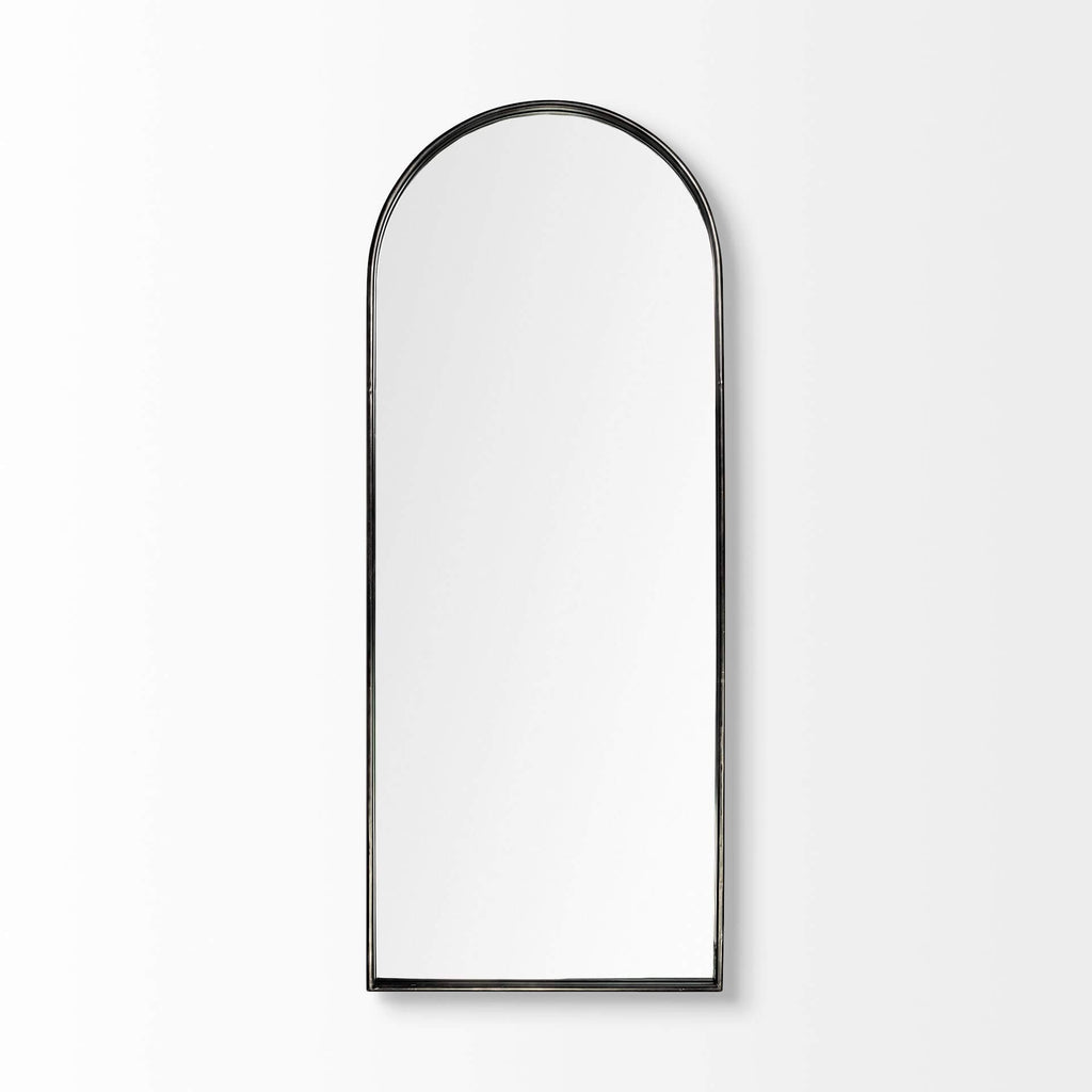 MERCANA AGATHA ARCH BLACK METAL FULL LENGTH MIRROR 68739