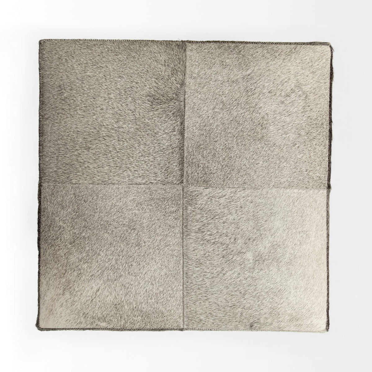 MERCANA ZAHAVI COWHIDE SQUARE OTTOMAN 69055