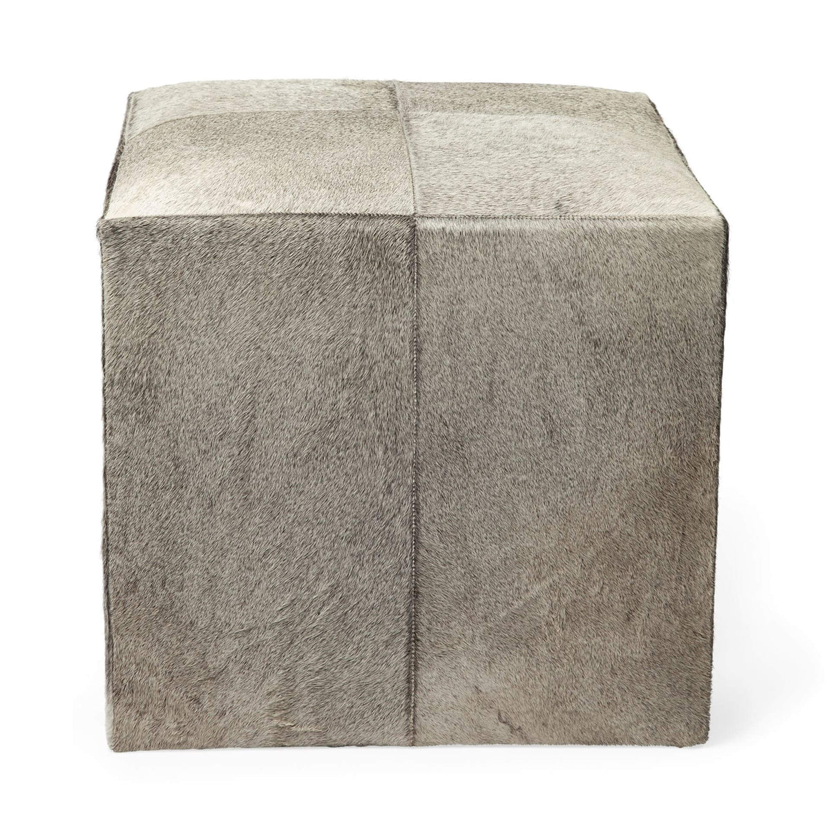 MERCANA ZAHAVI COWHIDE SQUARE OTTOMAN 69055