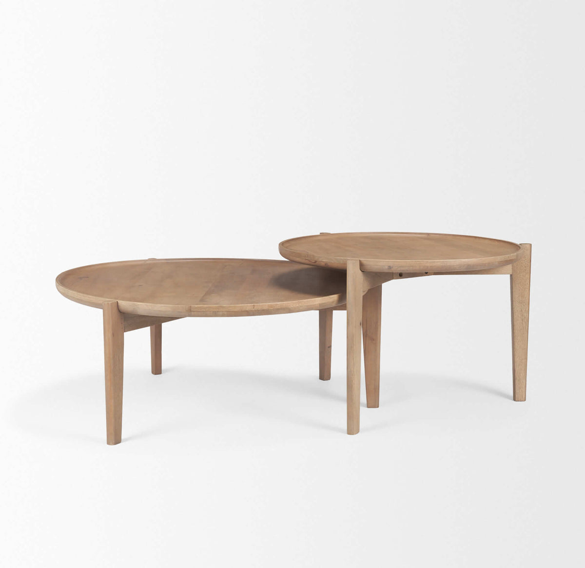 MERCANA  CLEAVER WOOD NESTING TABLES  69024