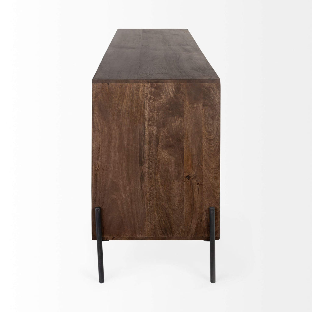 MERCANA GLENN DARK WOOD 2 DOOR SIDEBOARD 69020