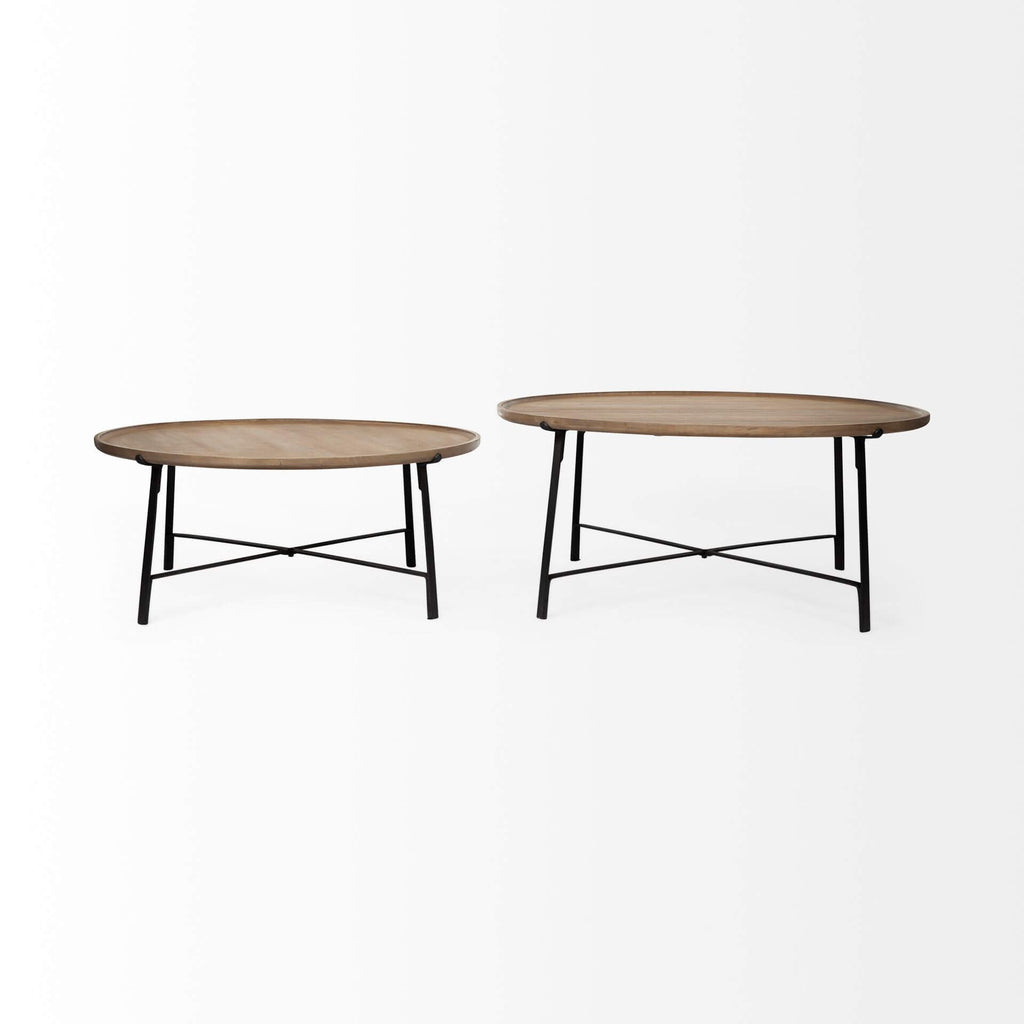 MERCANA HELIOS ROUND NESTING COFFEE TABLES 69012