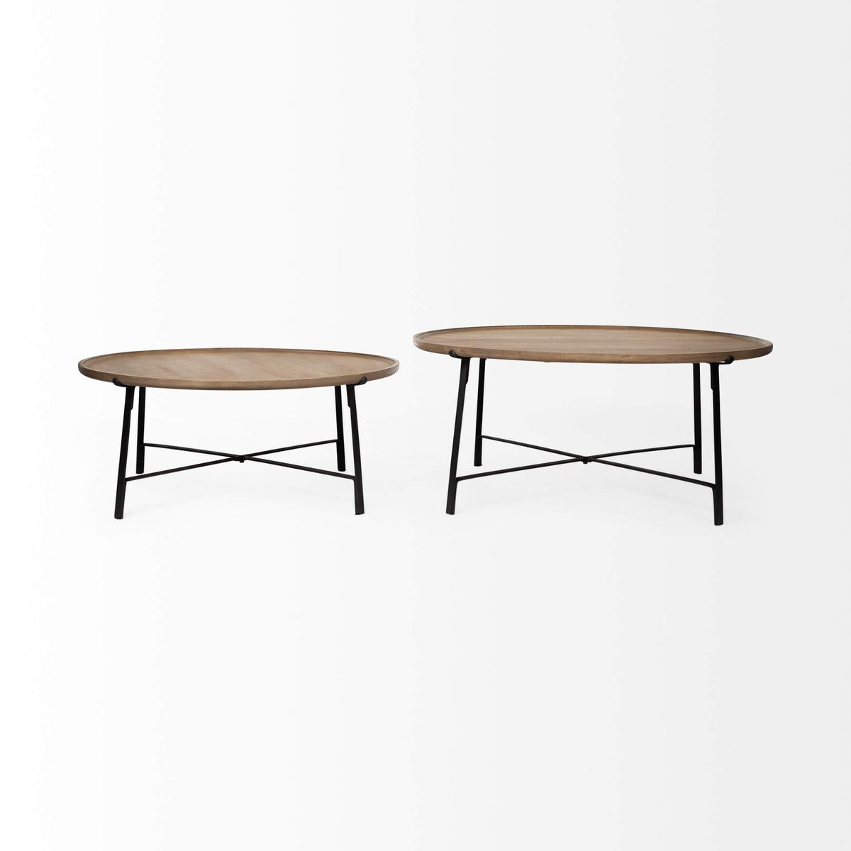 MERCANA HELIOS ROUND NESTING COFFEE TABLES 69012