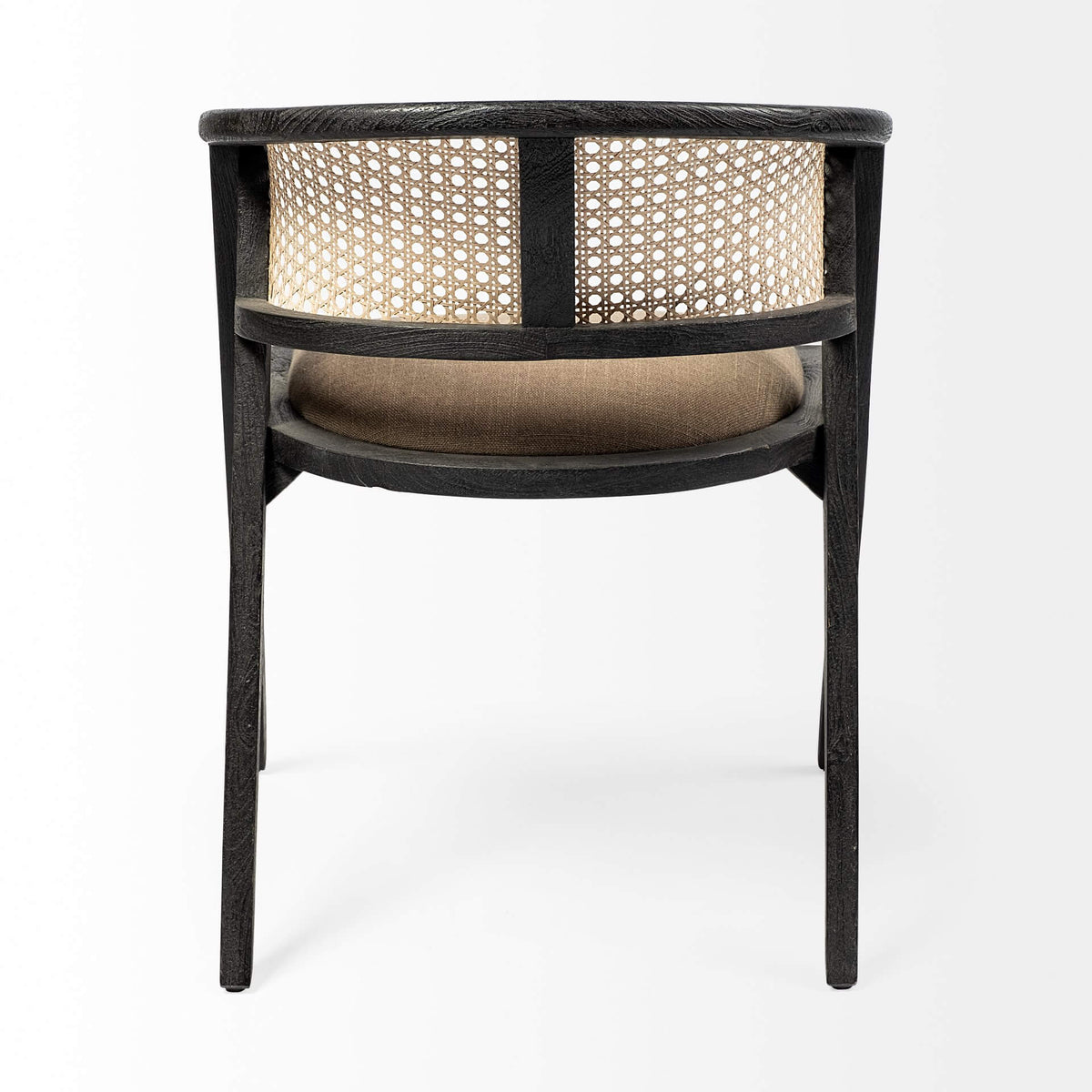 MERCANA TABITHA BLACK FRAME DINING CHAIR 68495