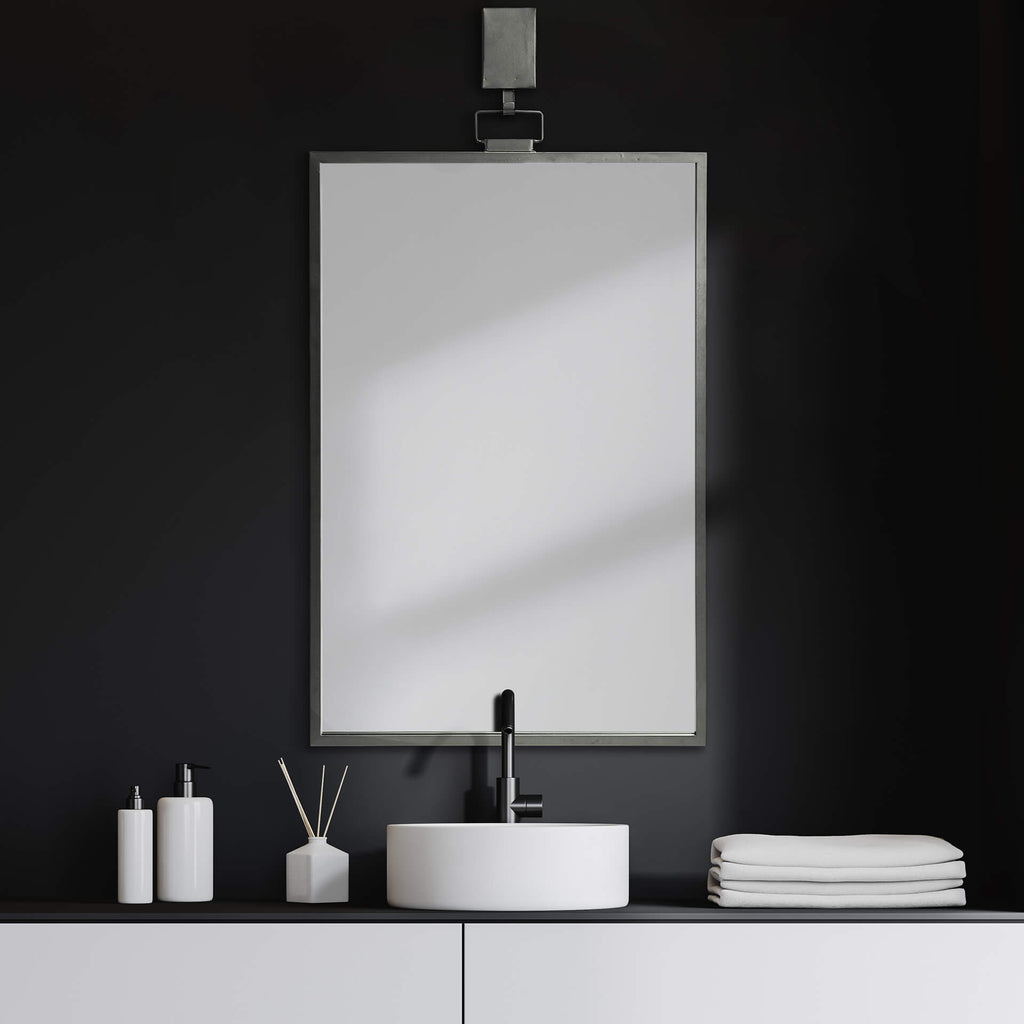 MERCANA GRIMM GRAY METAL MIRROR 68296