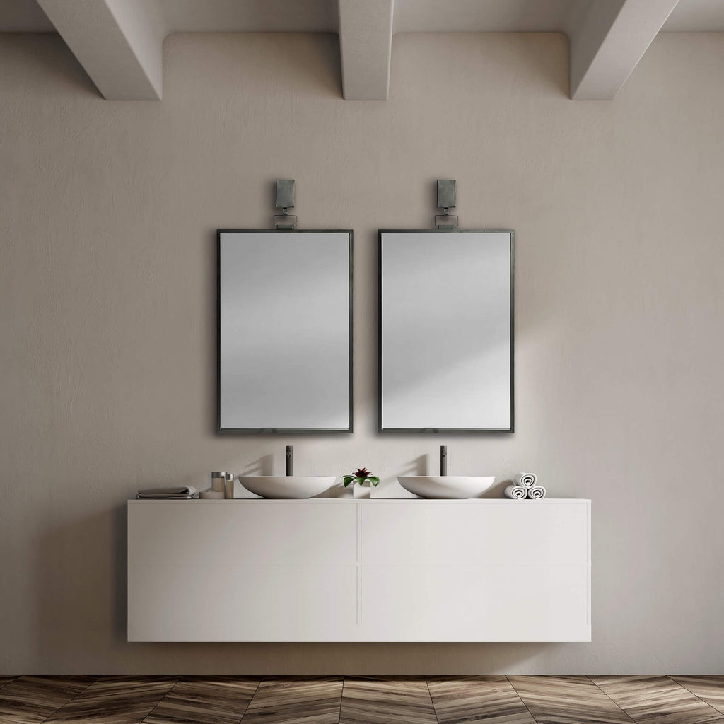 MERCANA GRIMM GRAY METAL MIRROR 68296