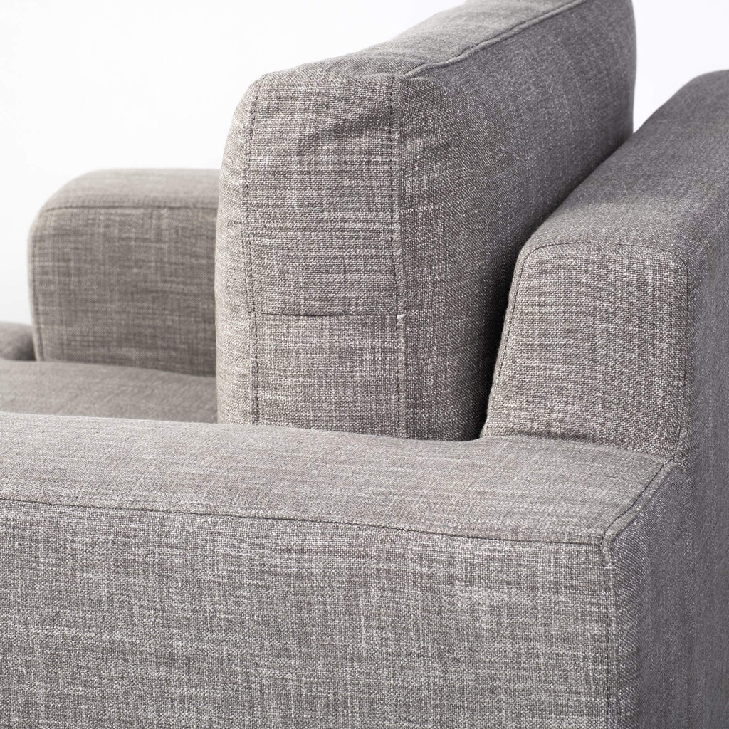 MERCANA COLBURNE GRAY FABRIC ACCENT CHAIR 68757