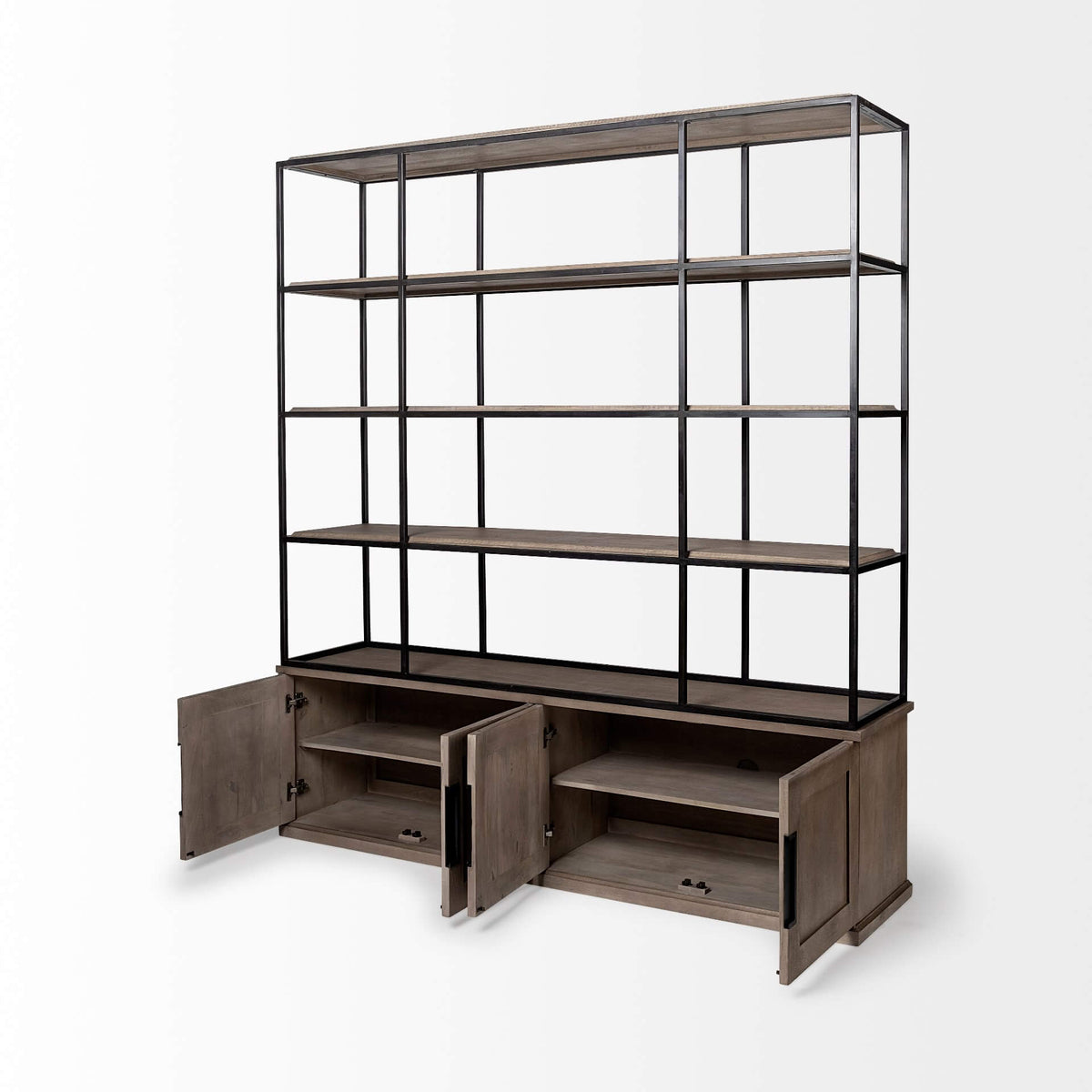 MERCANA BRAXTON THREE SHELF SHELVING UNIT 68202-AB