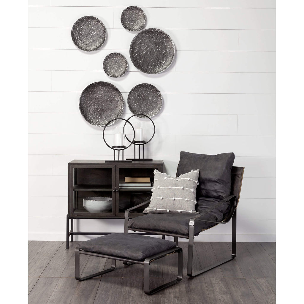 MERCANA LANX DECORATIVE METAL PLATES SET OF THREE 44251