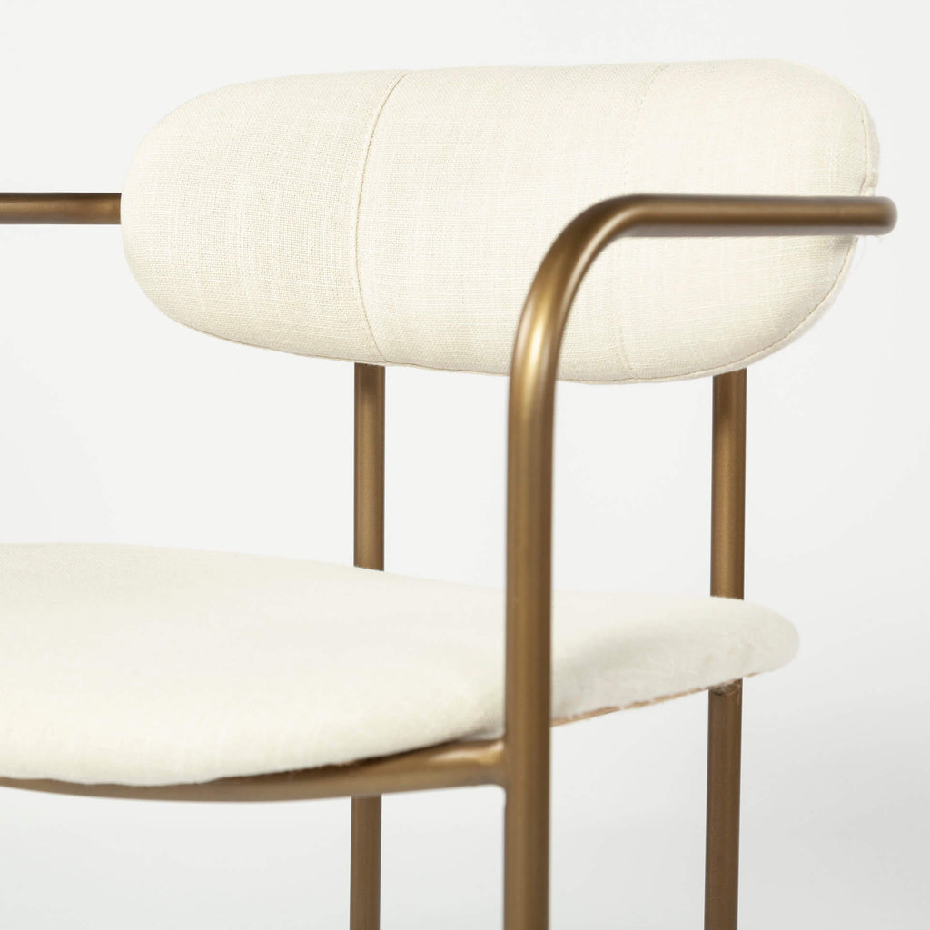 MERCANA PARKER BAR STOOL GOLD FRAME 68564