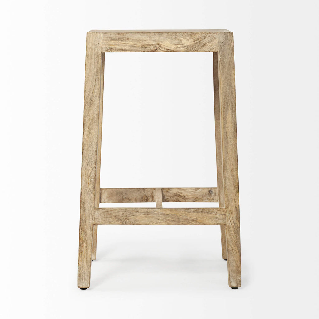 MERCANA COLONY 25" WOODEN STOOL 50352