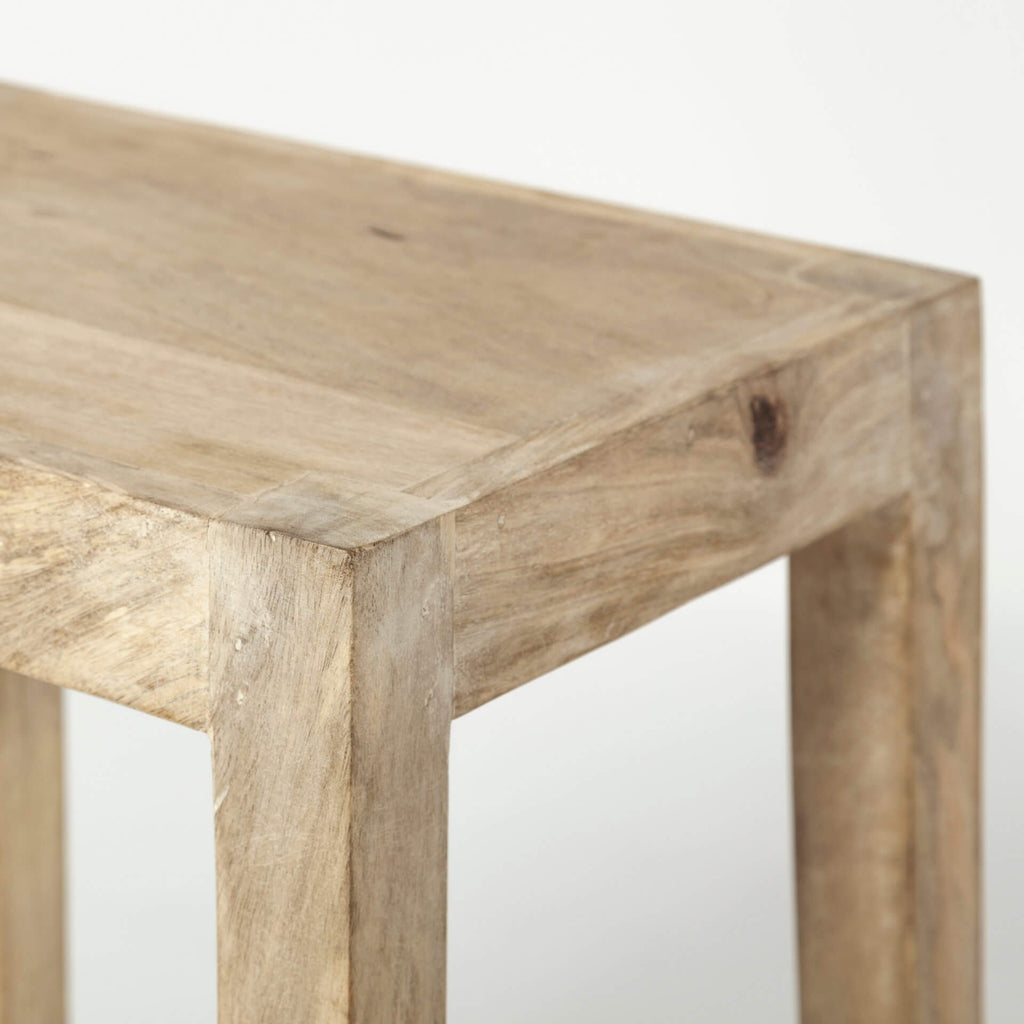 MERCANA COLONY 25" WOODEN STOOL 50352