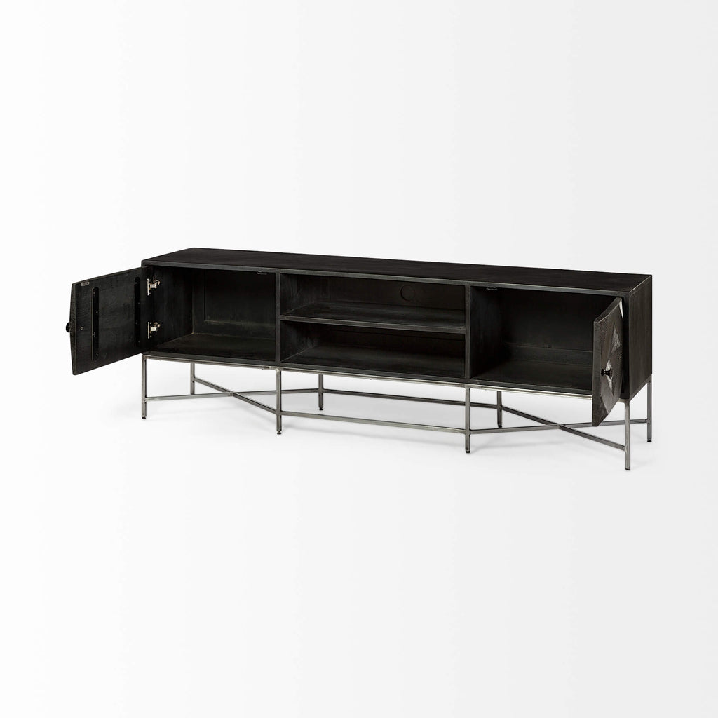 MERCANA HOGARTH DARK BROWN MEDIA CONSOLE  67741
