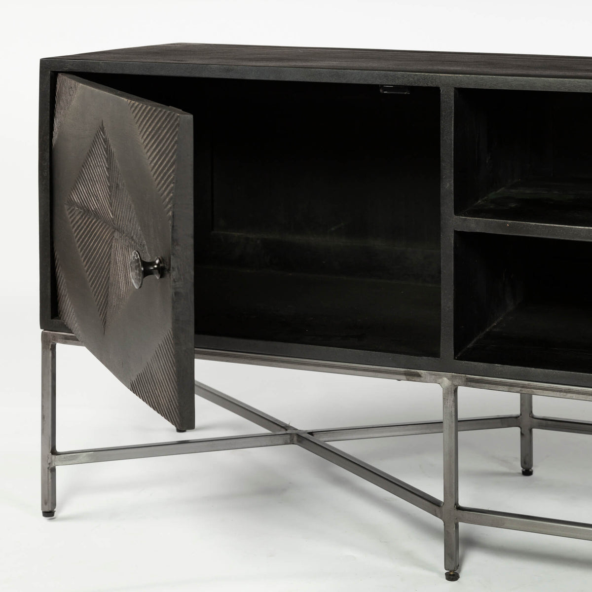 MERCANA HOGARTH DARK BROWN MEDIA CONSOLE  67741