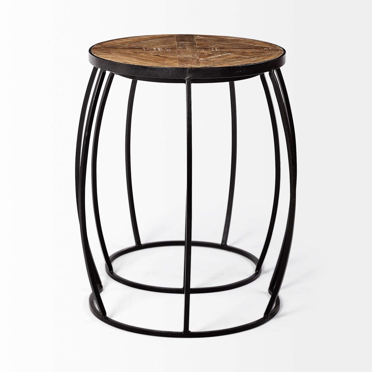 MERCANA CLAPP ROUND WOOD TOP NESTING TABLES 50472