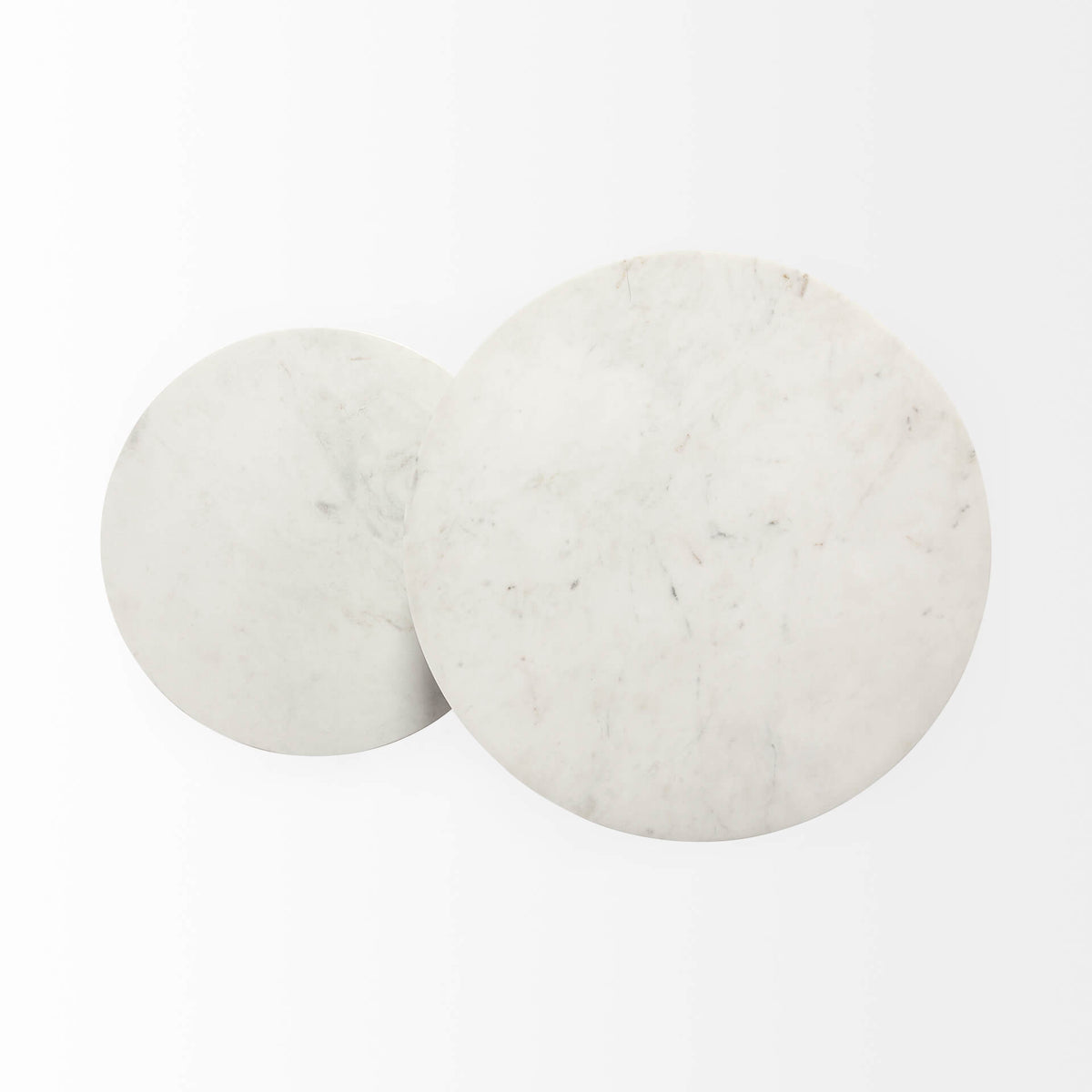 MERCANA BOMBOLA ROUND MARBLE ACCENT TABLE 67039